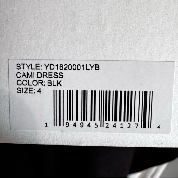NWT•Likely•Black Cami Feather-Hem Minidress
Sz: 4 - Picture 11 of 12
